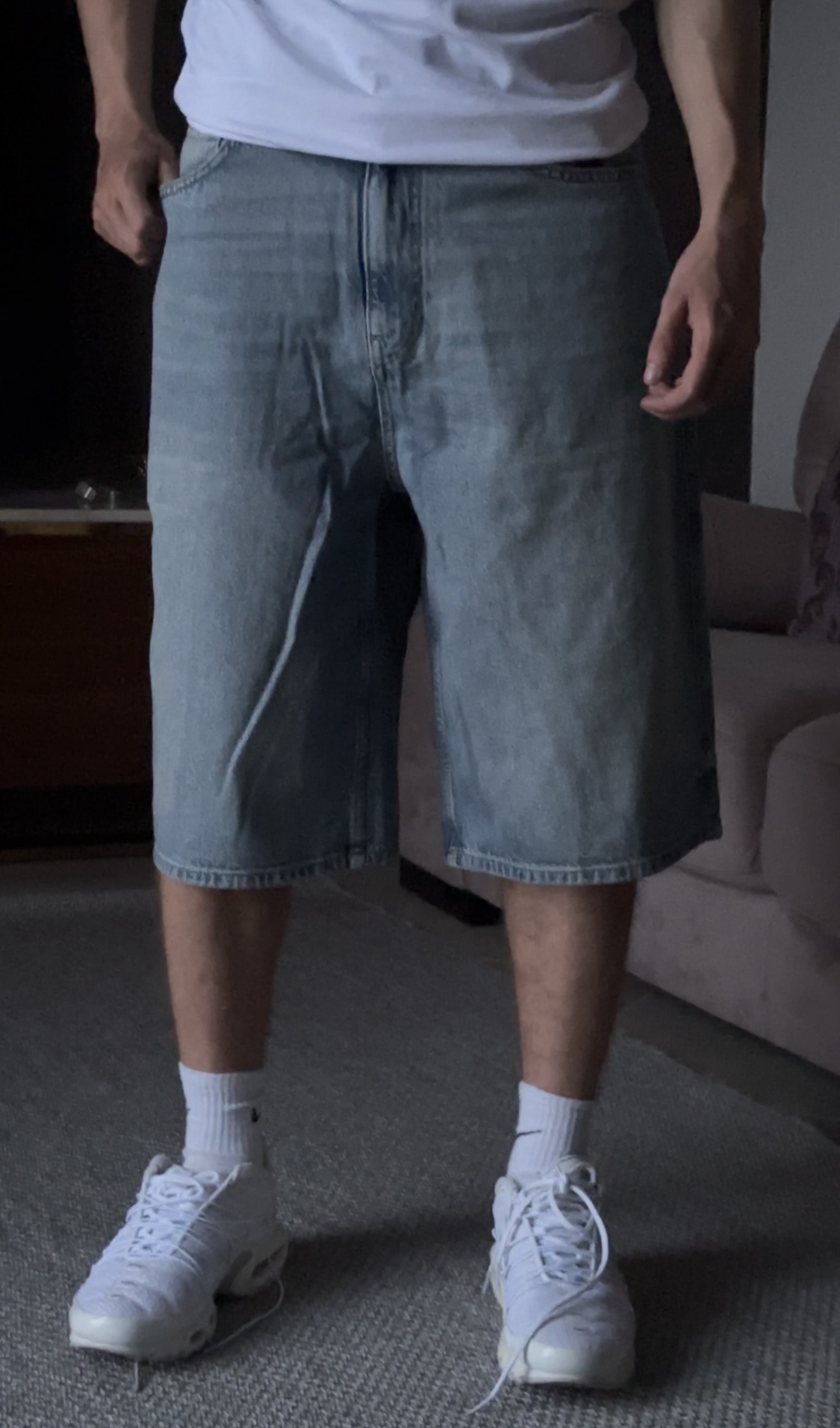 Jorts pull&bear bleu fonçe