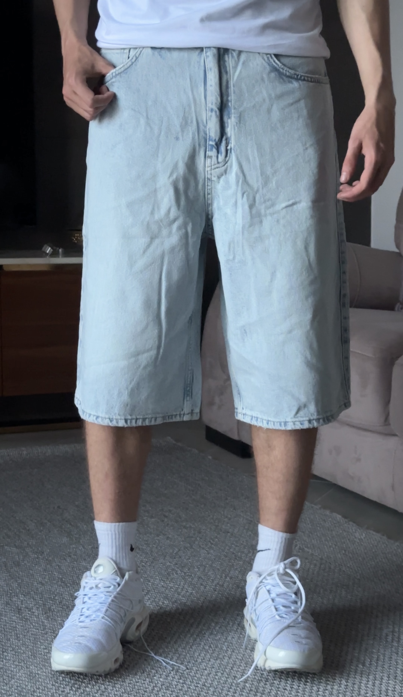 Jorts pull&bear bleu clear